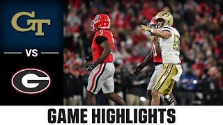 Georgia Tech vs. Georgia Game Highlights | 2024 ACC Football