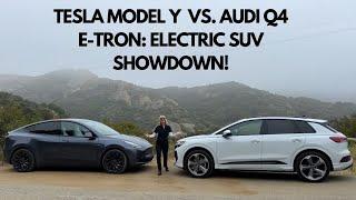 Tesla Model Y vs Audi Q4 e-tron: Electric SUV Showdown!