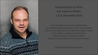 Andreas Müller in Wien am 3.12.22, Teil 1/2 (deutsch/German)