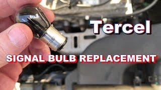 1997 Toyota Tercel Turn Signal Bulb (FRONT) Replacement