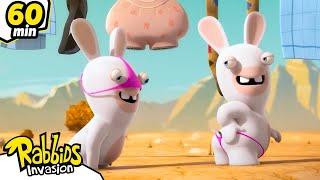 The Rabbids are unleashed! | RABBIDS INVASION | 1H New compilation | Cartoon for kids