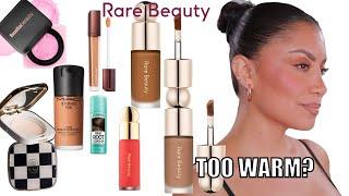 Too Warm? viral RARE BEATUY LIQUID CONTOUR + FULL FACE MAKEUP TUTORIAL & WEAR TEST