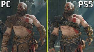 God of War PC vs PS5 Early Graphics Comparison