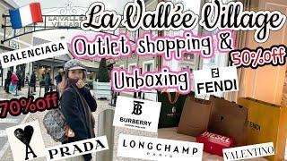 La Vallee Village Luxury Outlet Shopping | Price | Paris Vlog | Direction | unboxing Prada Ami Paris