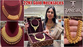 Tanishq NEW Gold Necklace Designs 13Gm Starts| Tanishq Light Weight Gold Necklace Designs & Price|