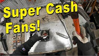 Scrapping High Dollar Fans for Copper & Aluminum | Fast & Easy Money