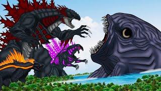 The Fusion of  SHIN GODZILLA  X Magma Shimo / Netsu : SHIN SHIMOZILLA VS Dark Bloop EP.01