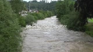 Flash Flood in der Töss 22.07.2016