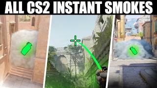 CS2 ALL INSTANT SMOKES! (new meta 2025)