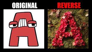 Reverse Alphabet Lore But In Flowers (A-Z...) - Alphabet Lore Meme Animation - TD Rainbow