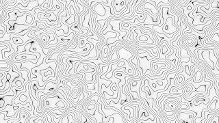 1 Hour of White Abstract Height Map Pattern Loop Animation | QuietQuests