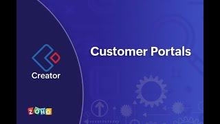 Customer Portals | Zoho Creator