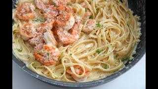 Creamy Shrimp Alfredo Pasta