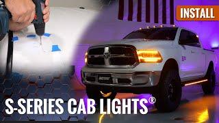 S-Series Cab Lights Retrofit Installation | Add Cab Lights to 2009-2018 4th Gen RAM 1500/2500/3500