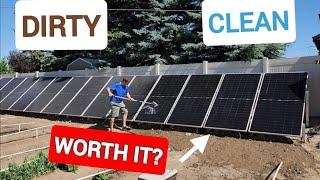 I Cleaned My Solar Panels After One Year | Cost breakdown