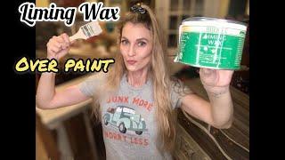 Liming Wax OVER Paint