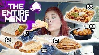 Trying ALL of Taco Bell's Cravings Value Menu AND Their BRAND NEW Cheesy Chicken Crispanada