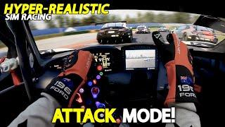 Helmet Cam GT3 Racing - ATTACK MODE in Misano!