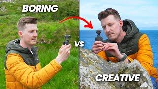 BORING VS CREATIVE B-Roll Videos with DJI POCKET 3 | 10 Easy Hacks