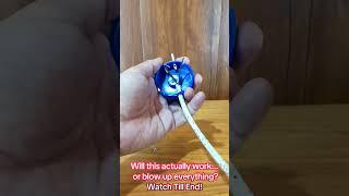 How I Turned a Bottle Cap into a Power Plug – DIY Electrical Hack!#DIYHack #ElectricalHacks #shorts