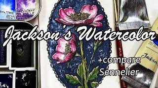 Jackson's Watercolor Review Store Brand Sennelier Differences Comparison White Nights as Alternative