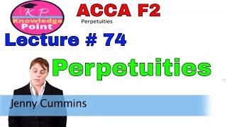 ACCA F2  - Lecture 74 -  Perpetuities