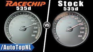 BMW 535d STOCK 313HP vs RACECHIP 362HP | 0-230km/h ACCELERATION by AutoTopNL