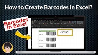 How to Create Barcodes in Excel