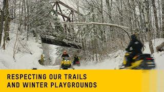 Ski-Doo - Respecting the Snowmobile Trails