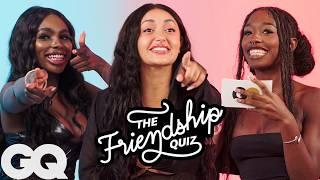 Love Island’s JaNa Craig, Leah Kateb & Serena Page Take a Friendship Quiz | GQ