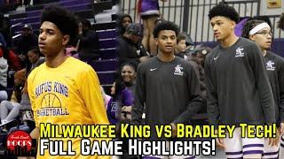 Milwaukee Hoopers GO AT IT! Rufus King Takes On Bradley Tech!