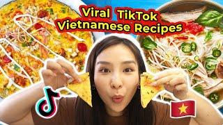 I Test out Viral Vietnamese TikTok Recipes *so pho so good*