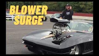 Insane Blower Surge with the Boxvette a Big Tire Street Vette!!