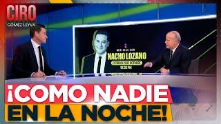 Nacho Lozano será el conductor del noticiero nocturno de Imagen Televisión | Ciro Gómez Leyva