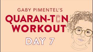 *DAY 7* QUARAN-TIN EXERCISE PLAN | ELDERLY ISOLATION HOME WORKOUT | CORONAVIRUS QUARANTINE