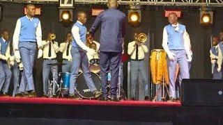 THE SENENDE BOYS CHOIR PERFOMING 'SANSA YA PAPIER' AT THE STATE CONCERT 2024.