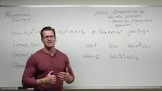 Introduction to Polynomial Functions (Precalculus - College Algebra 27)