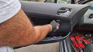 Peugeot 308 door card removal