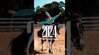 2024 trick riding recap!#horse #equestrain #trickriding #stuntrider #fypシ゚ #subscribe #viralshort