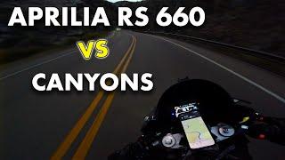 Aprilia RS660 vs Colorado Canyons