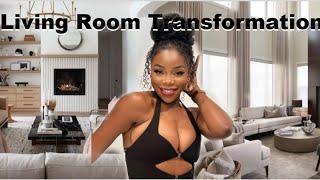 Extreme luxury living room transformation on a budget | DIY living room  decor ideas + HUGE UNBOXING