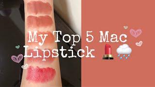 五枝最愛MAC 口紅必買！！！My Top 5 Mac Lipstick 