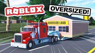 Transporting OVERSIZED Cargo in Roblox Ultimate Driving!