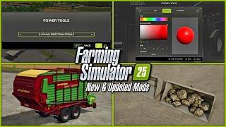 New Mods - PowerTools, Super Strength, & New Frontier Update! (13 Mods) | Farming Simulator 25