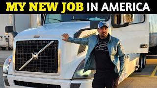 My New Job in America Truck Driver || Good Salary  || Indian in USA