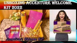 UNBOXING ACCENTURE WELCOME KIT 2022 FOR NEW JOINERS ️