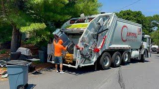 Capitol Waste’s BRAND NEW Pac-Tech Garbage Truck’s First Day In Service