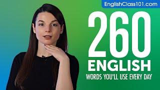 260 English Words You'll Use Every Day - Basic Vocabulary #66