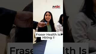 Fraser Health Hiring In BC | 800+ Vacancies Job Openings In Metro Vancouver