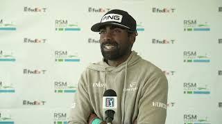 Sahith Theegala Friday Flash Interview 2022 The RSM Classic · Round 2